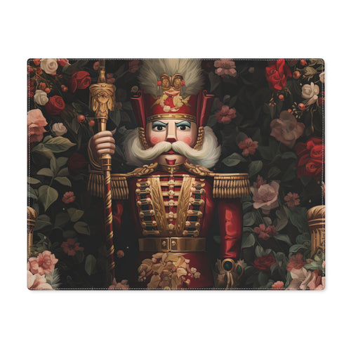 Nutcracker Floral Placemat 18" x 14" Cotton